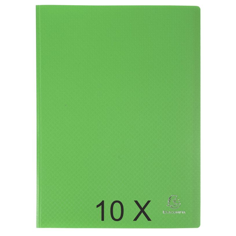 3130632088439-Exacompta Opak - 10 Porte vues - 80 vues - A4 - vert clair-P_400011728_1-0