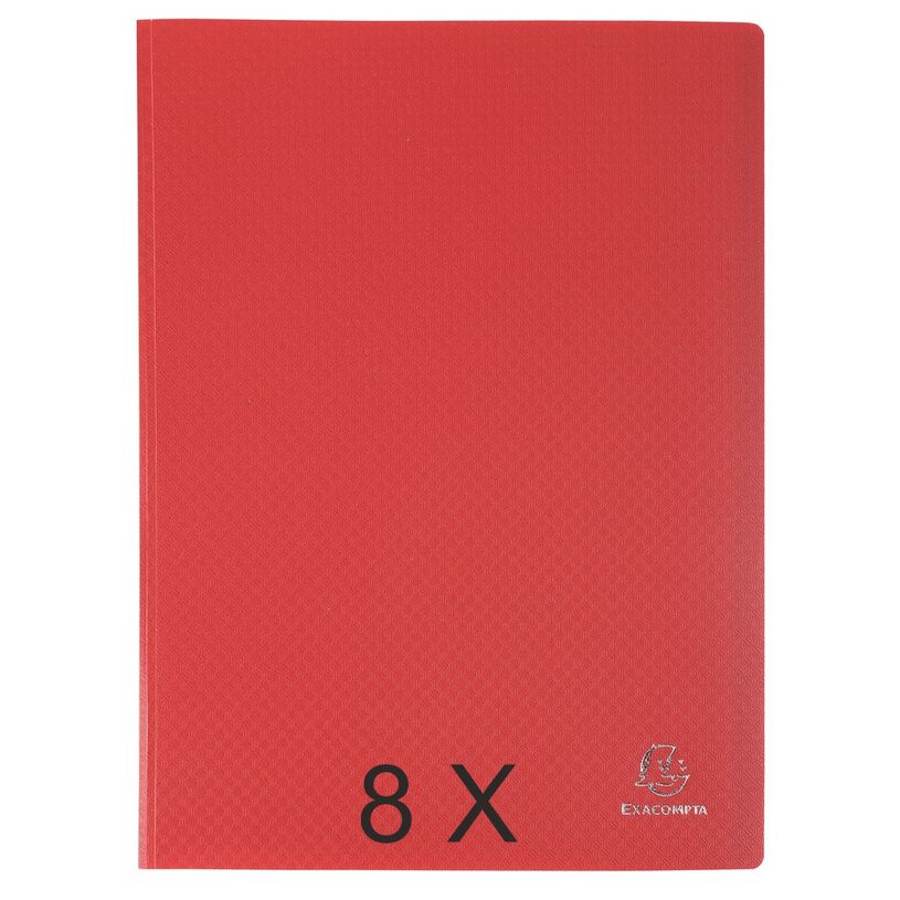 3130632088859-Exacompta Opak - 8 Porte vues - 160 vues - A4 - rouge-P_400011753_1-0