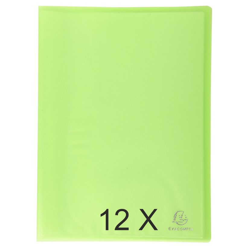3130631854639-Exacompta Chromaline - 12 Porte vues - 80 vues - A4 - vert-P_400011822_1-0