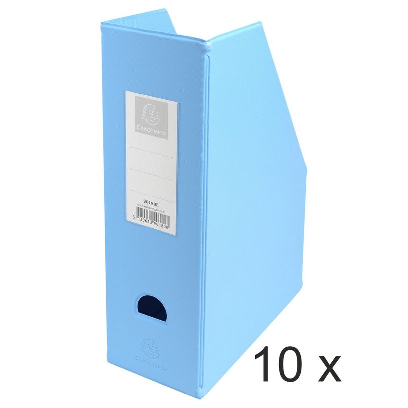 3130632901806-Exacompta - 10 Porte-revues polypro - dos 100 mm - couleurs assorties - livrés à plat-P_400011940_1-0