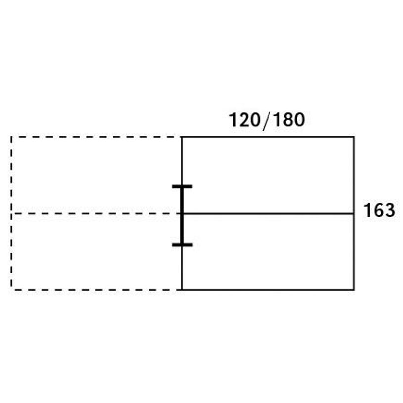0404000122111-Bureau Bench IRIS - L120 cm - Plan suivant - Pieds aluminium - plateau imitation Merisier-P_400012211_2-1