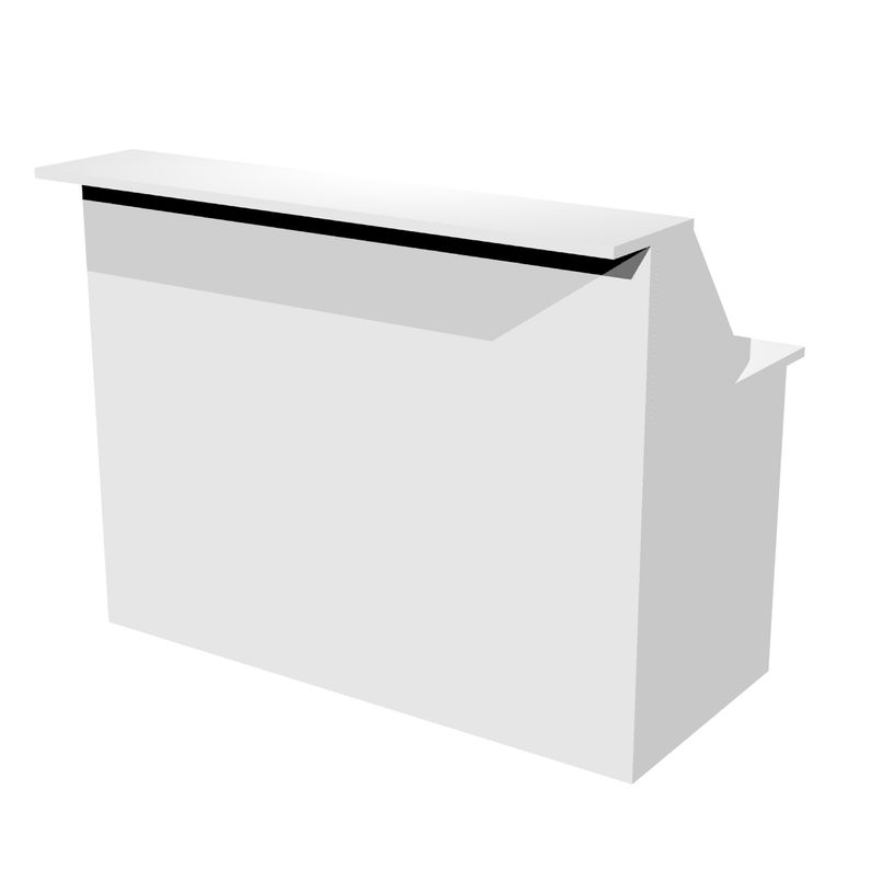 7331910021865-Banque d'accueil module haut MUSA - L140 cm - Blanc-P_400012499_1-0
