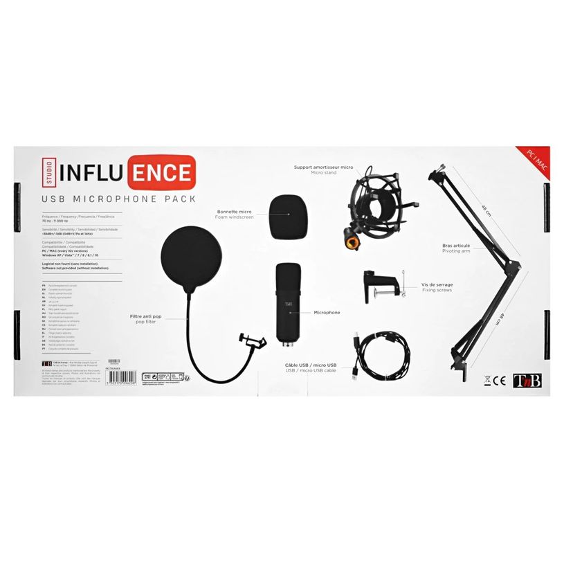 3303170096208-T'nB PACK STREAMER - Pack micro + filtre + bras articulé pour youtubers et stremer- noir-P_400013484_7-6