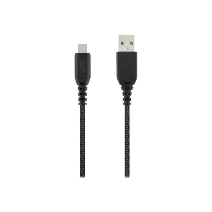 3303170089293-T'nB Xtrem work Pro - Câble USB 2.0 vers USB type-C - 1.5 m - noir/gris-P_400013495_5-0
