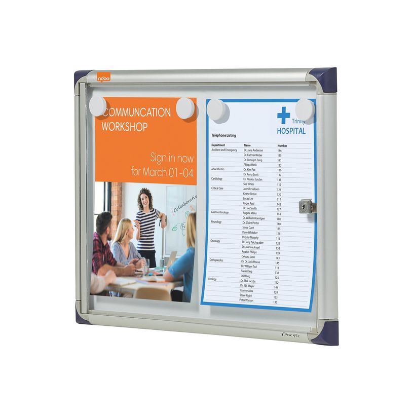 5028252158732-Nobo - Vitrine intérieure 2 A4 (385 x 505 mm) - cadre aluminium fond métal-P_400013856_3-2