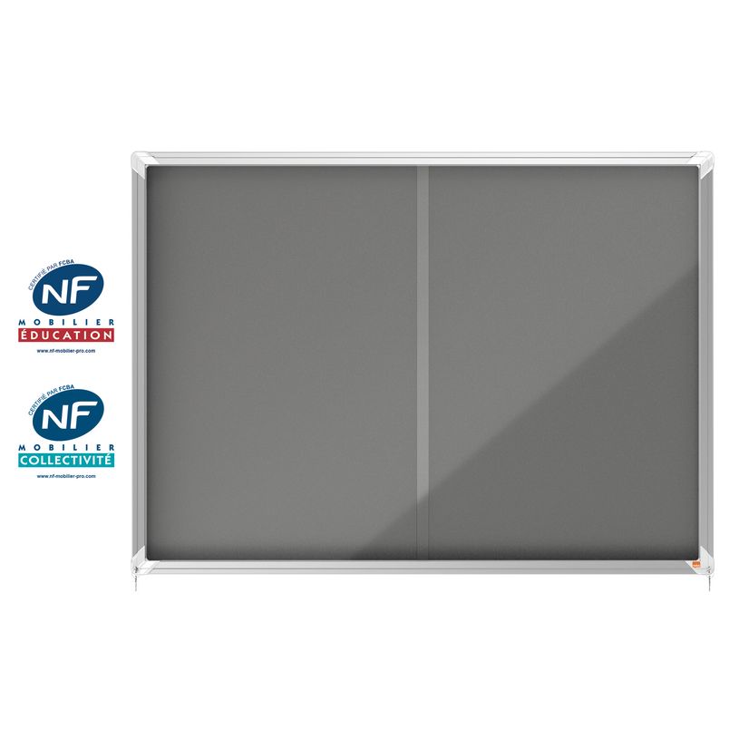 5028252611602-Nobo - Vitrine intérieure 18 A4 (1355 x 970 mm) - cadre gris-P_400013888_2-0