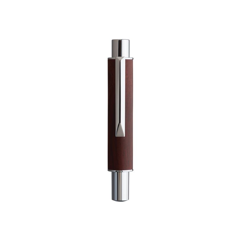 3108722414123-Oberthur Ottawa - Stylo à bille à capuchon - acajou-P_400014169_1-0