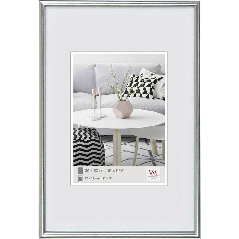 4004122070510-Cadre photo WALTHER - 20 x 30 cm - Argent-P_400014268_1-0