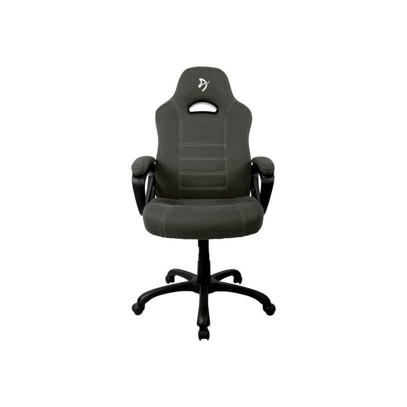 850009447258-Fauteuil de bureau ENZO - accoudoirs fixes - appuie-tête intégré - gris foncé-P_400014423_2-1