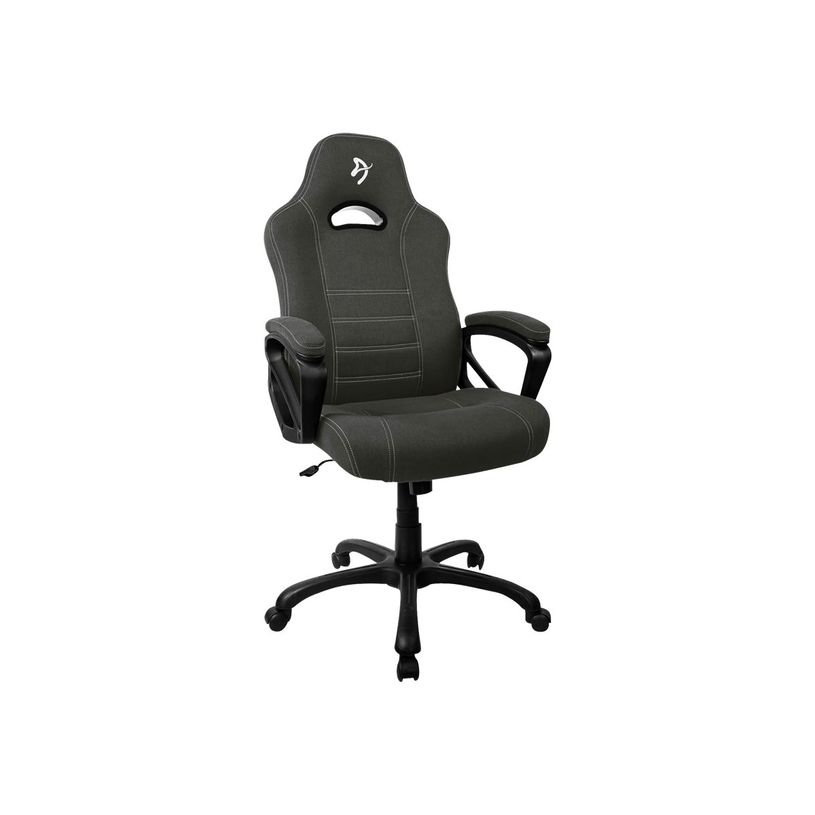 850009447258-Fauteuil de bureau ENZO - accoudoirs fixes - appuie-tête intégré - gris foncé-P_400014423_3-2