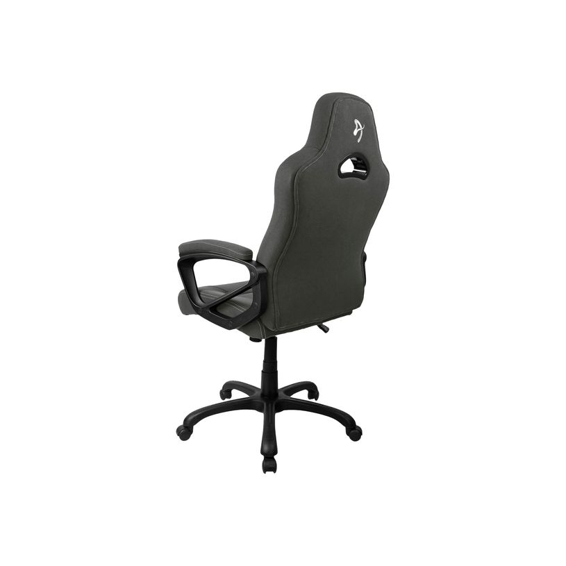 850009447258-Fauteuil de bureau ENZO - accoudoirs fixes - appuie-tête intégré - gris foncé-P_400014423_4-3