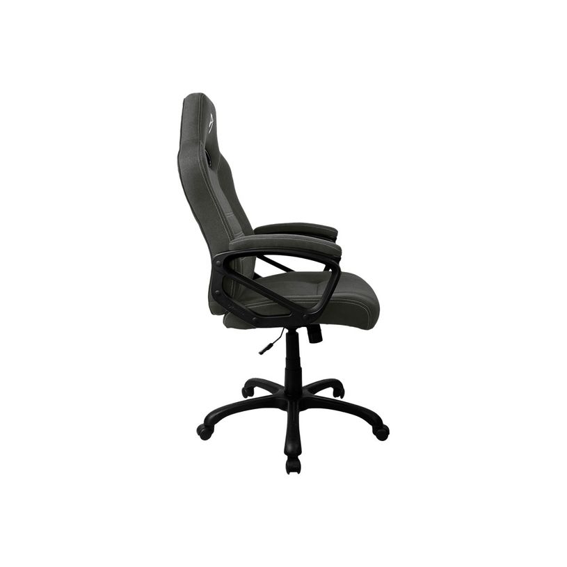 850009447258-Fauteuil de bureau ENZO - accoudoirs fixes - appuie-tête intégré - gris foncé-P_400014423_7-6