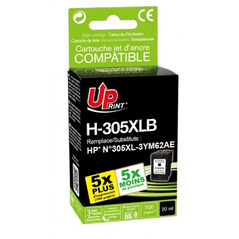 3584770904401-Cartouche compatible HP 305X - noir - Uprint-P_400014435_1-0