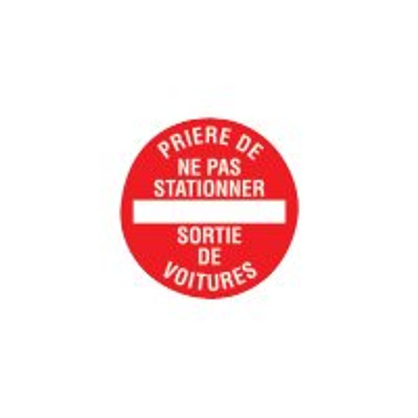 40314402-Pickup - Pictogramme rond - Stationnement interdit/sortie de voiture - 200 mm-P_4031440_1-0