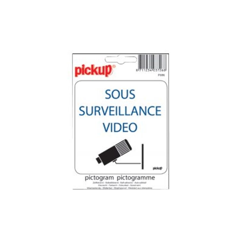 40372686-Pickup - Pictogramme - Sous vidéo surveillance - 100 x 100 mm-P_4037268_1-0