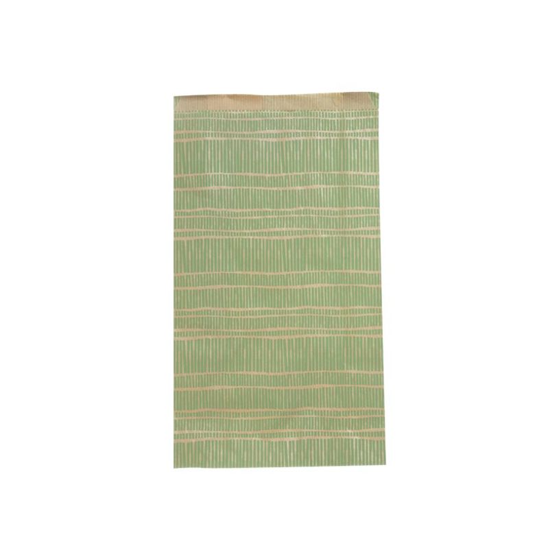3329683941149-Clairefontaine - 50 Pochettes cadeau kraft - 21 cm x 7 cm x 37 cm - vert d'eau strié-P_405110184_1-0