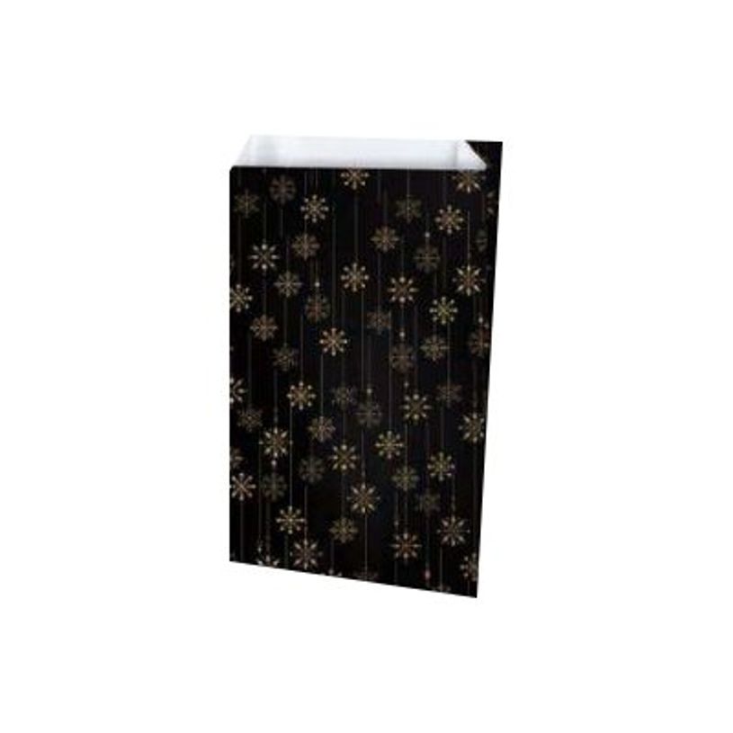 3281650535006-Créastyl - 150 Sacs cadeau kraft - 12 cm x 4,5 cm x 20 cm - noir/or-P_405110456_1-0