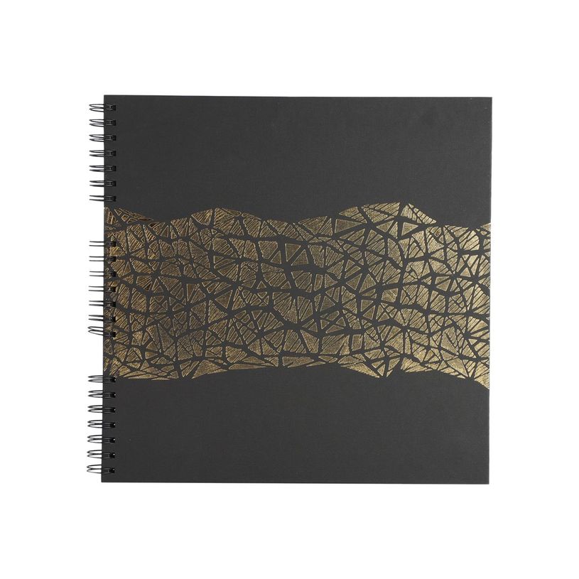 3130630169819-Exacompta Aramy - Album photos 32 x 32 cm - 60 pages - noir/or-P_405110518_3-0