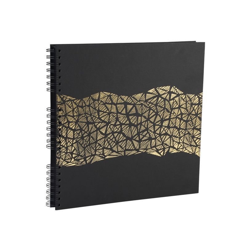 3130630169819-Exacompta Aramy - Album photos 32 x 32 cm - 60 pages - noir/or-P_405110518_4-1