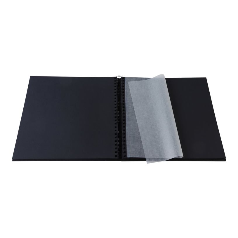 3130630169819-Exacompta Aramy - Album photos 32 x 32 cm - 60 pages - noir/or-P_405110518_5-2