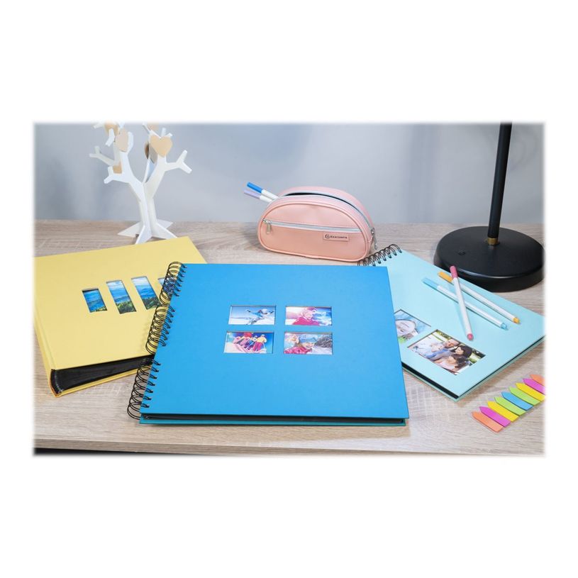 3130630151159-Exacompta Milano - Album photos 32 x 32 cm - 60 pages - bleu-P_405110531_1-4