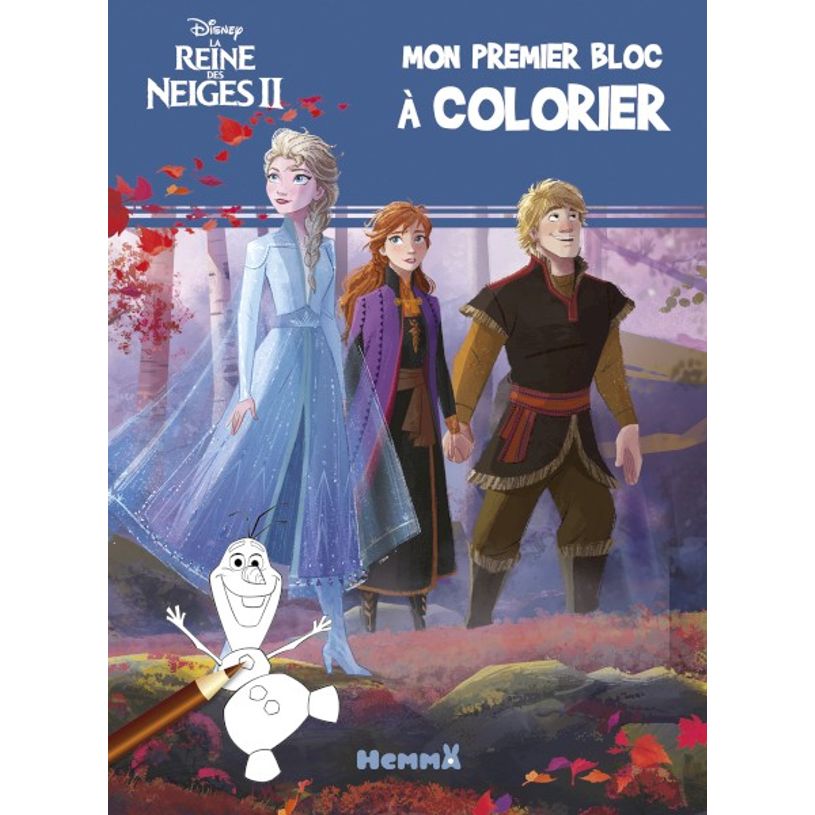 9782508046322-Disney La Reine des Neiges 2 - Mon premier bloc à colorier (Bandeau bleu)-P_405110809_1-0
