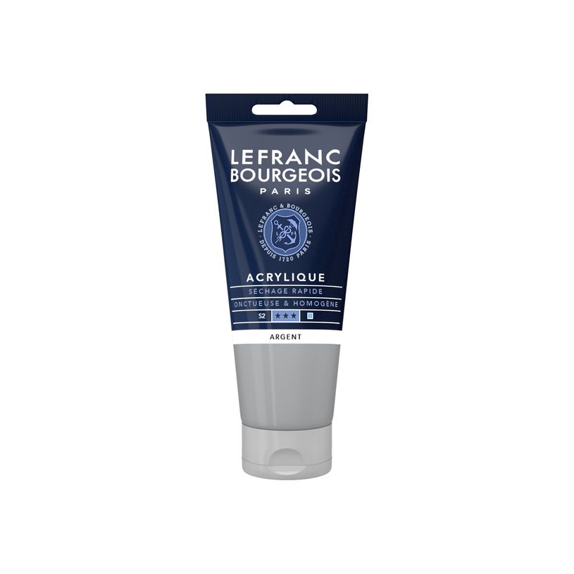 3013643004493-Lefranc & Bourgeois - Peinture acrylique - argent - 80 ml-P_405111353_1-0