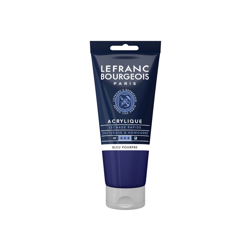 3013643003489-Lefranc Bourgeois - Peinture acrylique - bleu violet - 80 ml-P_405111360_1-0
