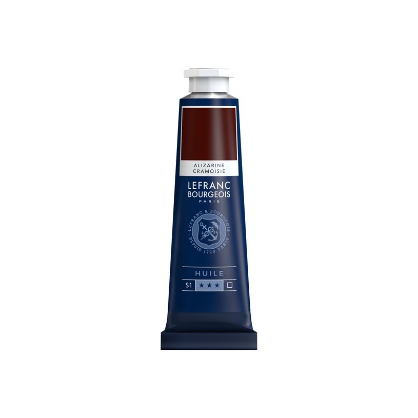 3013648100138-Lefranc Bourgeois - Peinture à l'huile - cramoisi d'alizarine - 40 ml-P_405111436_1-0