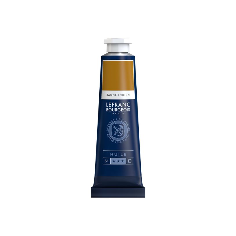 3013648100343-Lefranc Bourgeois - Peinture à l'huile - jaune indien - 40 ml-P_405111454_1-0