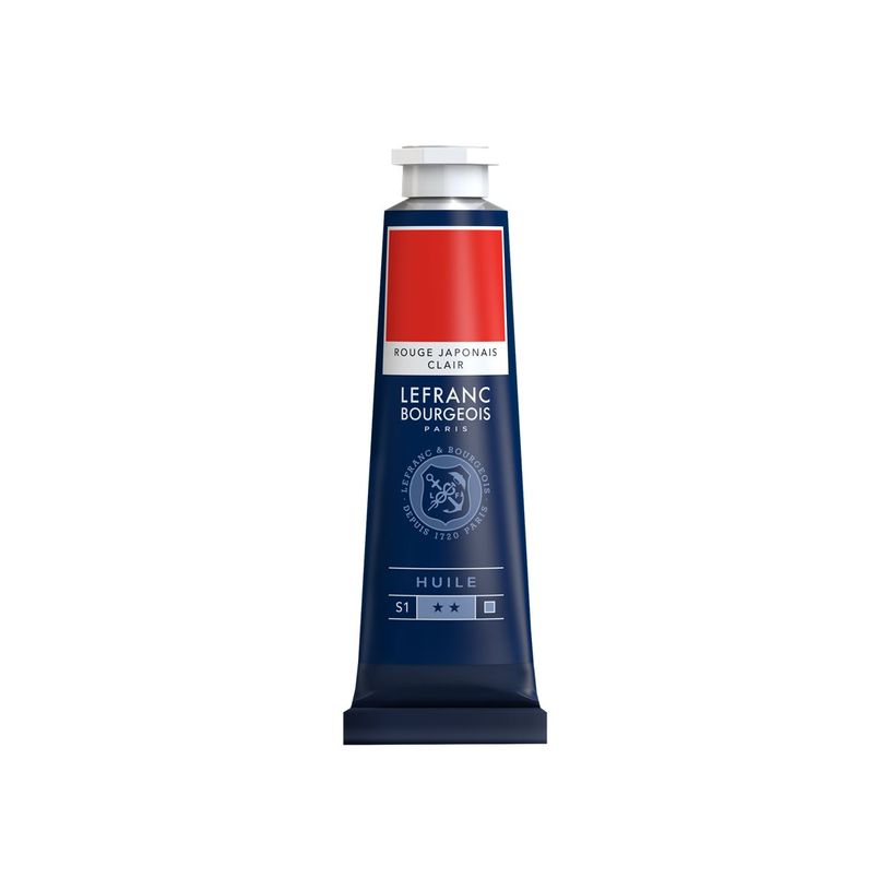 3013648100084-Lefranc Bourgeois - Peinture à l'huile - rouge japonais clair - 40 ml-P_405111468_1-0