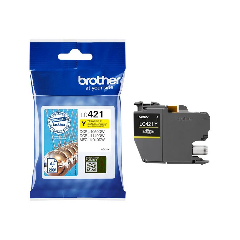 4977766810395-Brother LC421 - jaune - cartouche d'encre originale-P_405112951_2-1