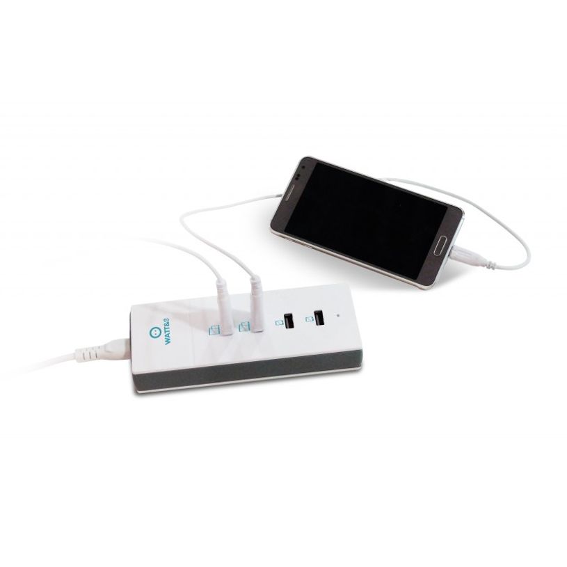 3760110684404-Watt&Co - Chargeur secteur réversible ultra rapide -  4 ports USB-P_405112972_2-1