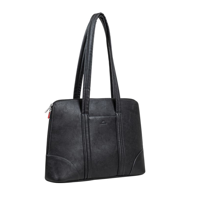 4260403579138-RIVACASE Orly - Sacoche féminine pour ordinateur portable 14" - noir-P_405113038_9-0