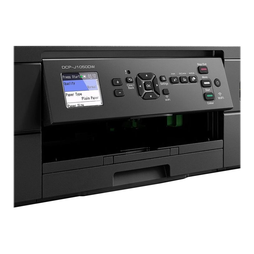 4977766813396-Brother DCP-J1050DW - imprimante multifonction jet d'encre couleur A4 - Wifi, USB-P_405113133_12-6