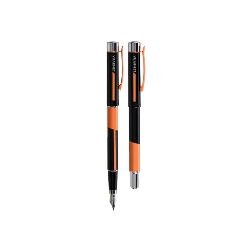 3219912664607-Vuarnet Aspen Sport - Parure de stylo à bille et stylo plume - orange et noir-P_405113241_3-0