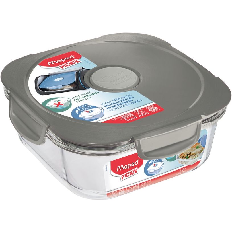 3154148705055-Maped Picnik Concept Adult - Boîte à déjeuner en verre 1,2L - gris-P_405113683_1-0