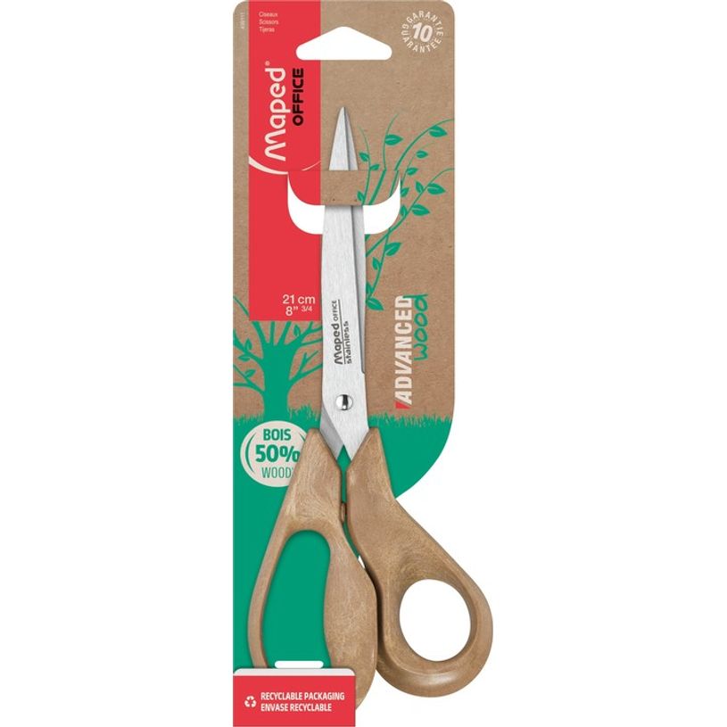 3154144991117-Maped Advanced Wood - Ciseaux 21 cm - asymétriques-P_405113764_1-0