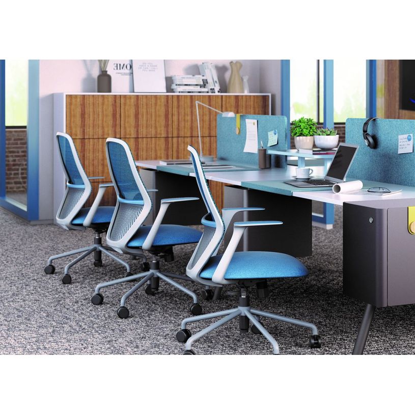 3701338802218-Fauteuil de bureau TIME - accoudoirs fixes gris clair - bleu-P_405113818_7-6