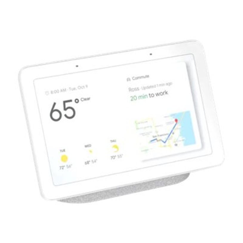 193575023670-Google Nest Hub - Enceinte intelligente avec écran tactile 7" - gris clair-P_405113904_5-4