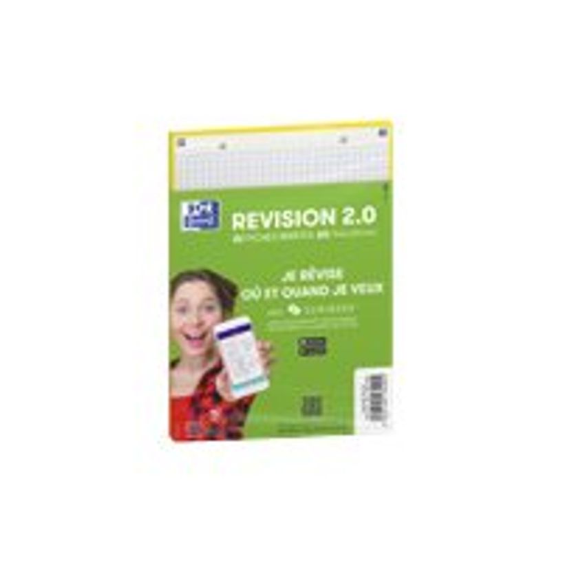 3020120158907-Oxford REVISION 2.0 - Pack de 32 Fiches Bristol Scribzee - A6 - petits carreaux - non perf-P_405113947_1-0