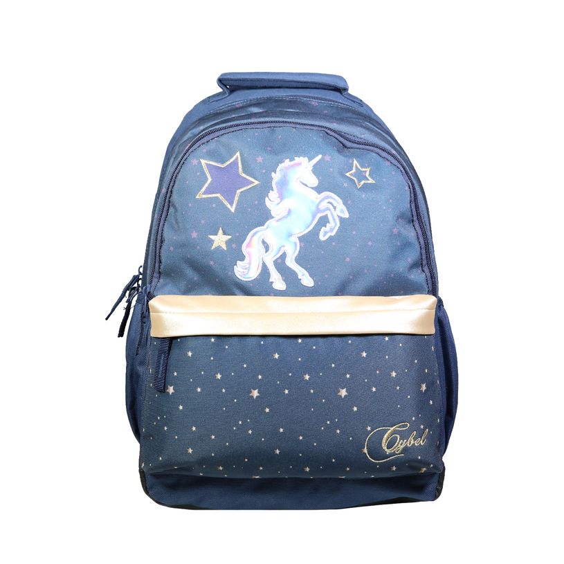 3666311007649-Sac à dos Cybel - 2 compartiments - bleu marine et doré - Bagtrotter-P_405114036_1-0