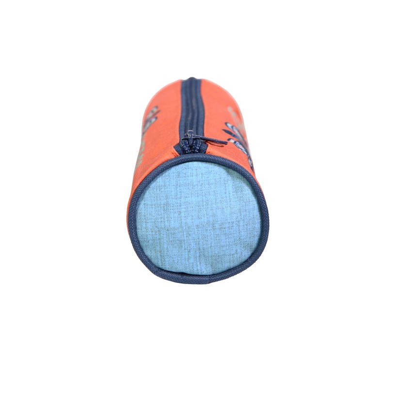 3666311001272-Trousse ronde Poivre Blanc - 1 compartiment - orange - Bagtrotter-P_405114044_2-1