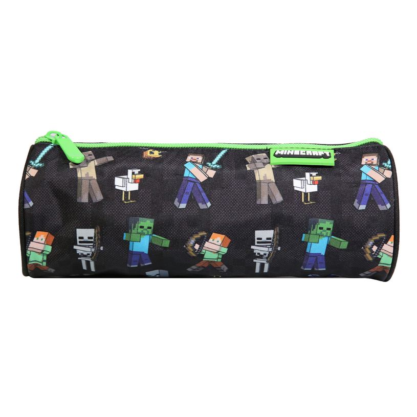 3666311004976-Trousse ronde Minecraft - 1 compartiment - noir - Bagtrotter-P_405114074_1-0