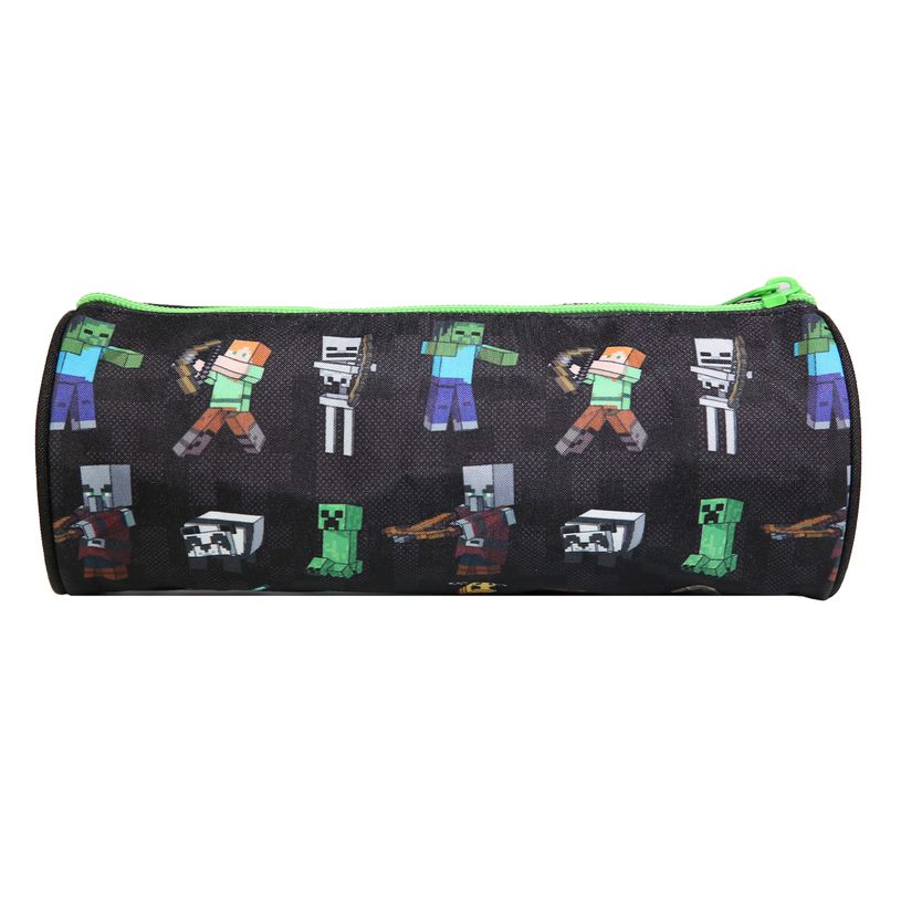 3666311004976-Trousse ronde Minecraft - 1 compartiment - noir - Bagtrotter-P_405114074_3-2