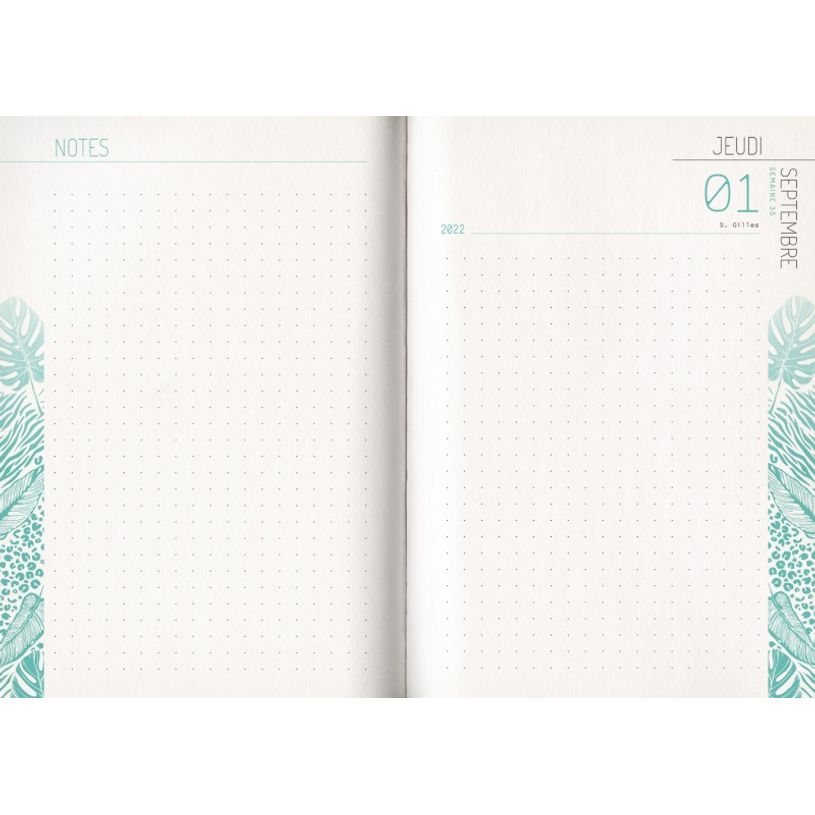 3592930019667-Agenda broché Natural Kraft noir - 1 jour par page - 12,5 x 17,5 cm - Bouchut-P_405114230_9-8
