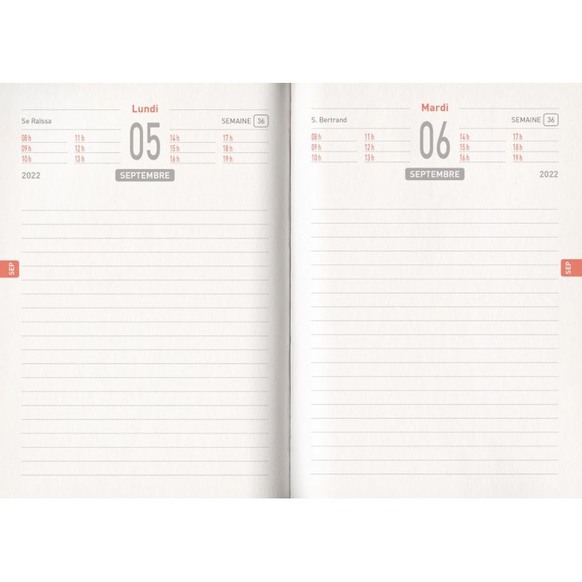 3592930019421-Agenda Techno rouge - 1 jour par page - 12,5 x 17,5 cm - Bouchut-P_405114231_2-1