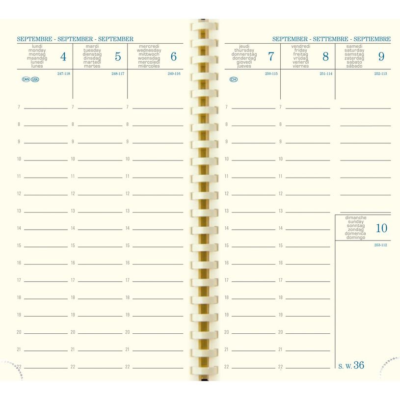 3660942076210-Recharge pour Agenda SAD 16S - 1 semaine sur 2 pages - 16 mois - 9 x 16 cm - Exacompta-P_405114260_1-0