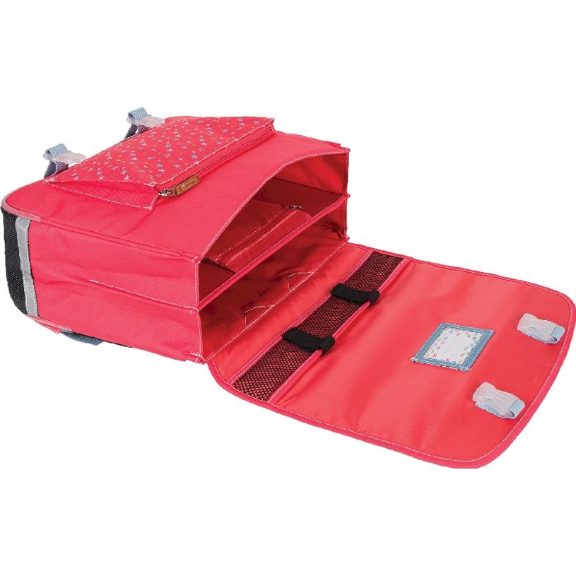 3662498003528-Cartable Ooban's Stars - 35 cm - 2 compartiments - corail - Oberthur-P_405114297_5-4