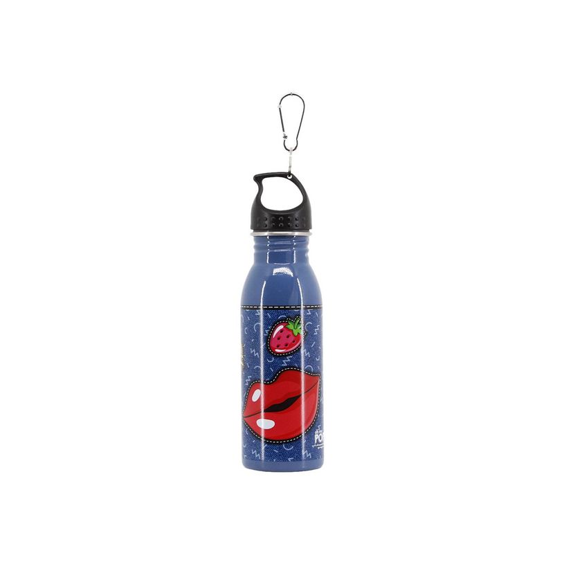 8445118025231-Oh My Pop! PATCHES - Gourde bouteille d'eau - bleu foncé - 500 ml-P_405114375_2-1